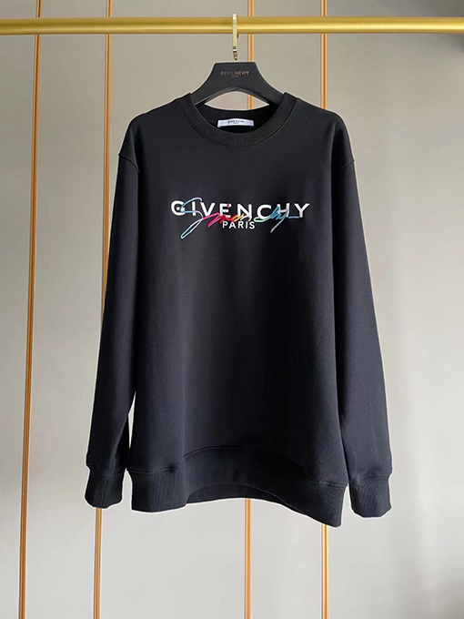 ジバンシイ服スーパーコピー GIVENCHY刺繍ロゴ スウェットTシャツ
