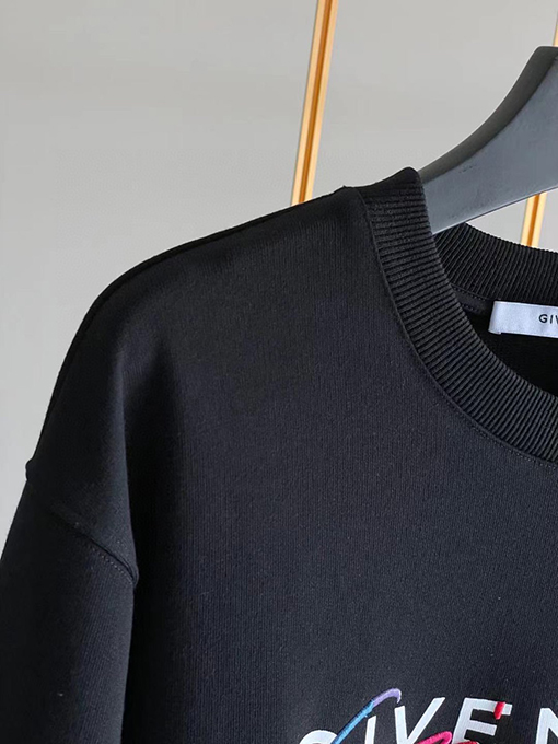 ジバンシイ服スーパーコピー GIVENCHY刺繍ロゴ スウェットTシャツ
