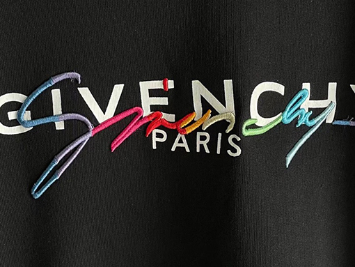 ジバンシイ服スーパーコピー GIVENCHY刺繍ロゴ フード パーカー