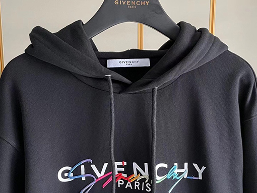 ジバンシイ服スーパーコピー GIVENCHY刺繍ロゴ フード パーカー