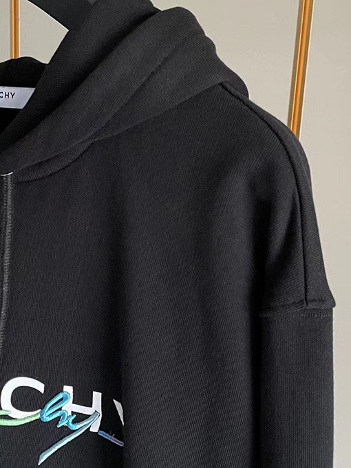 ジバンシイ服スーパーコピー GIVENCHY刺繍ロゴ フード パーカー