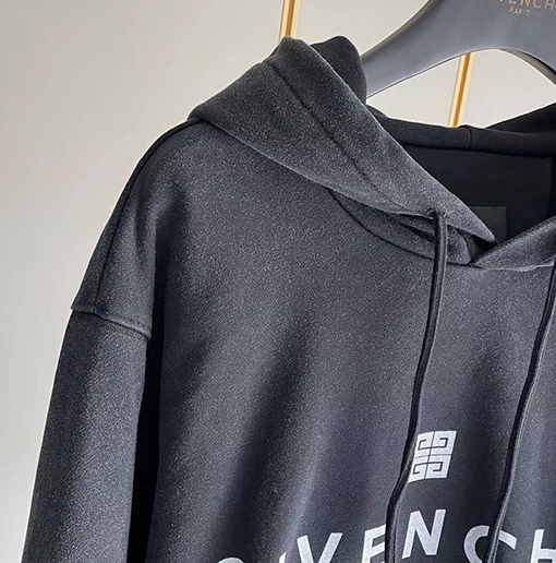 入荷!! ジバンシイ服スーパーコピー GIVENCHY刺繍ロゴ フード パーカー