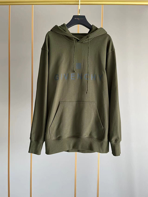 入荷!! ジバンシイ服スーパーコピー GIVENCHY刺繍ロゴ フード パーカー