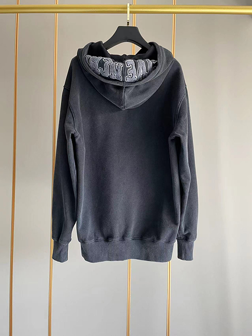 23ss新商品!! ジバンシイ服スーパーコピー GIVENCHY刺繍ロゴ フード パーカー