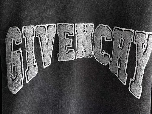 23ss新商品!! ジバンシイ服スーパーコピー GIVENCHY刺繍ロゴ フード パーカー
