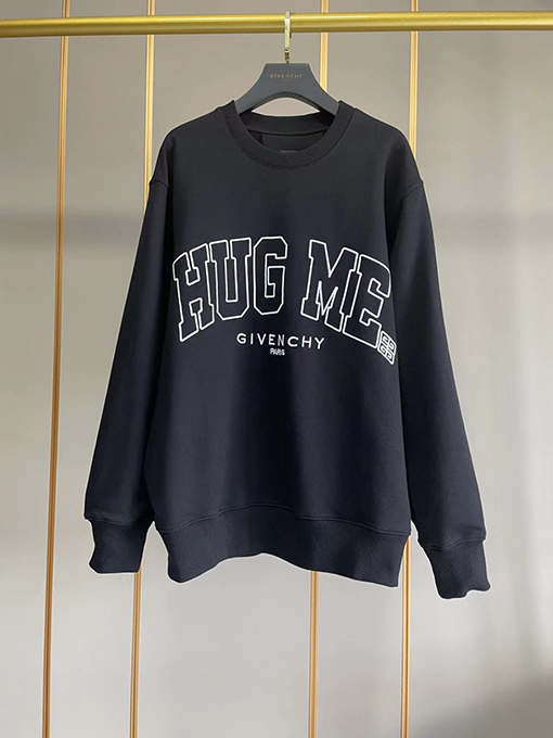 22ss新商品!! ジバンシイ服スーパーコピースウェットTシャツ GIVENCHY立体刺繍ロゴのラウンド