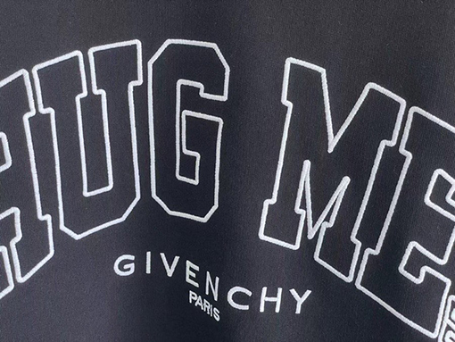 22ss新商品!! ジバンシイ服スーパーコピースウェットTシャツ GIVENCHY立体刺繍ロゴのラウンド