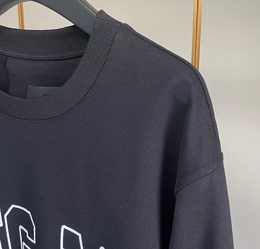 22ss新商品!! ジバンシイ服スーパーコピースウェットTシャツ GIVENCHY立体刺繍ロゴのラウンド