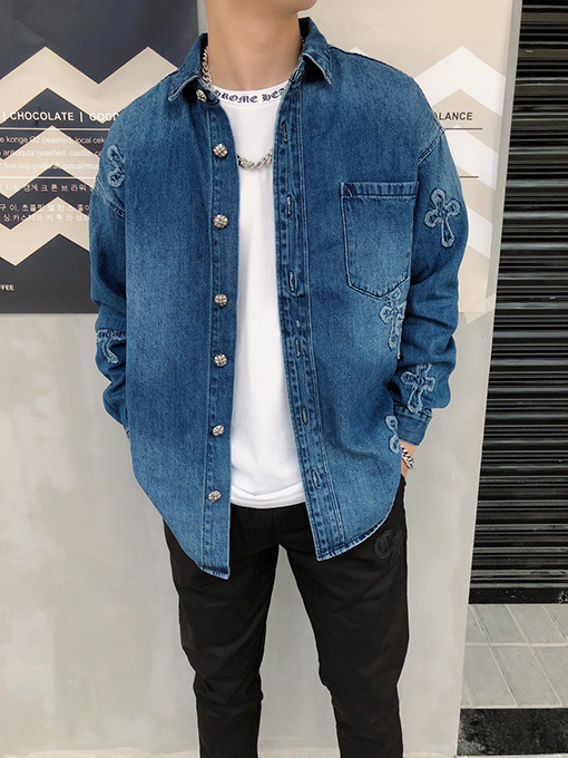 22ss   クロムハーツ服コピー  大人気 デニムシャツ
