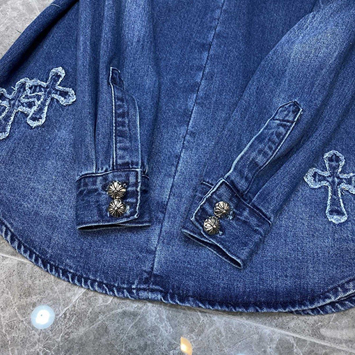 22ss   クロムハーツ服コピー  大人気 デニムシャツ