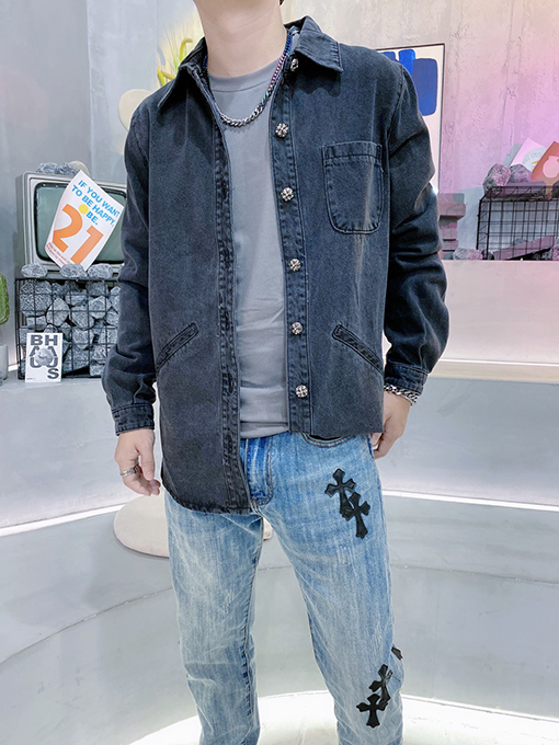22ss   クロムハーツ服コピー  大人気 デニムシャツ
