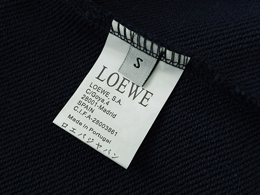 入荷!!ロエベ服コピー フード パーカー  LOEWEロゴ刺繍