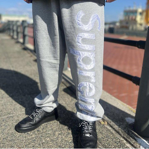 シュプリーム服スーパーコピースウェットパンツ  supreme ロゴ