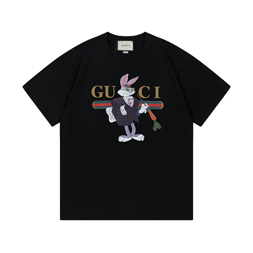 ウサギ年限定  グッチ 半袖Tシャツ gucciプリント