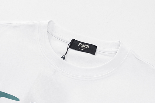 入荷  フェンディ服コピー 半袖Tシャツ FENDI プリント