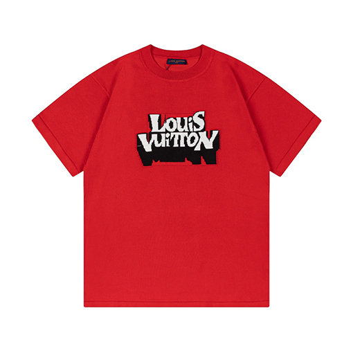 23新品ルイヴィトン服コピー プリント半袖Tシャツメンズファッション通販