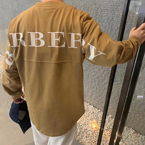 バーバリー長袖 Tシャツの通販 BURBERRYビッグロゴ