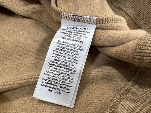 バーバリー服コピー フードパーカーアイテム BURBERRYロゴ