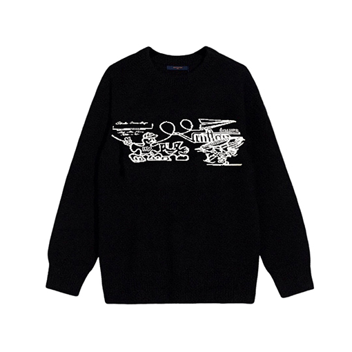 ディズニーコラボの限定商品 ルイヴィトン服コピー ニット& セーター
