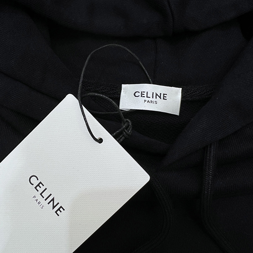 セリーヌ服コピーフード パーカーCELINEロゴ
