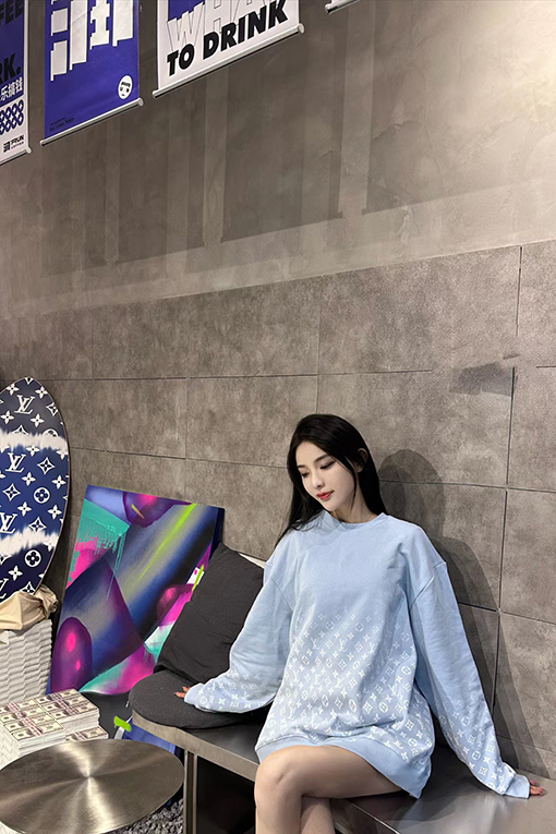 極美品 ルイヴィトン服コピースウェット長袖 Tシャツ トップス