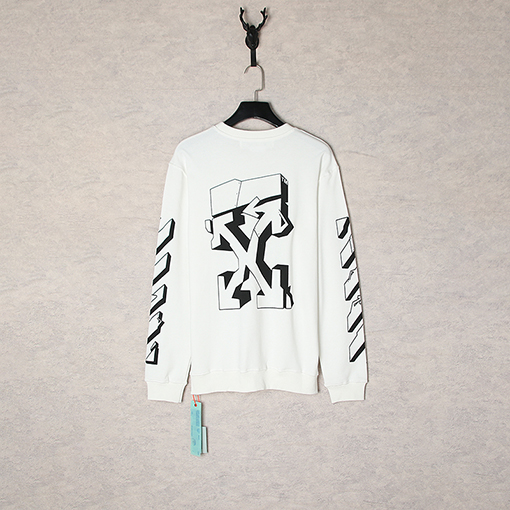 入荷!!オフホワイト服コピースウェット長袖 Tシャツ トップス