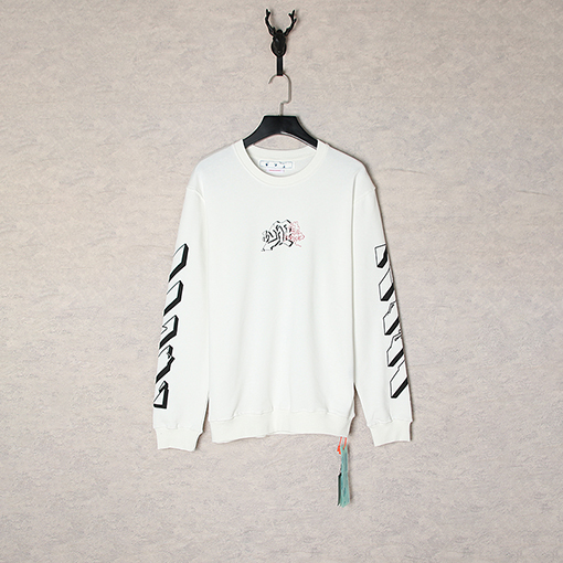 入荷!!オフホワイト服コピースウェット長袖 Tシャツ トップス