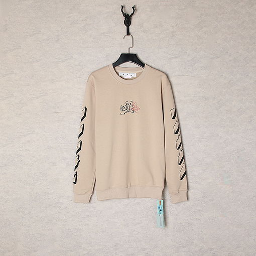 入荷!!オフホワイト服コピースウェット長袖 Tシャツ トップス