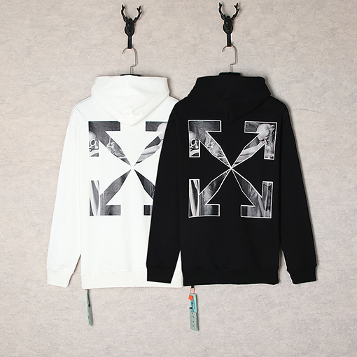 入荷!!オフホワイト服コピースフード パーカー トップス