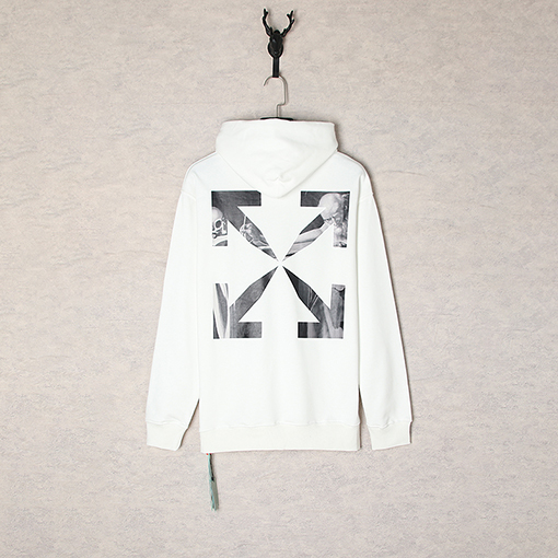 入荷!!オフホワイト服コピースフード パーカー トップス