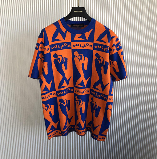 ルイヴィトン服コピーニット 半袖 Tシャツ