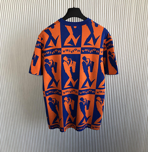 ルイヴィトン服コピーニット 半袖 Tシャツ