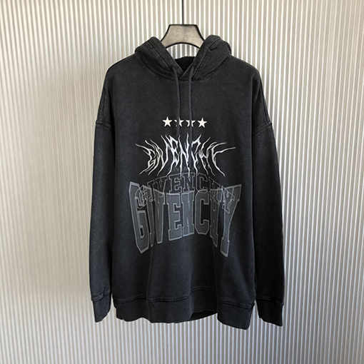 23SS新品ジバンシイスーパーコピーフード パーカー GIVENCHYロゴ
