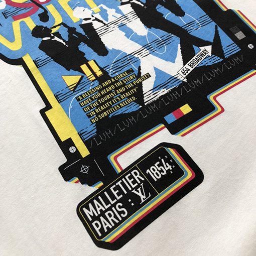 ヴィトン服コピー 半袖 Tシャツ JAZZ FLYERS