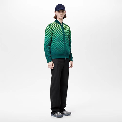 ヴィトン服コピー 両面 ジップアップ ジャケット アウター