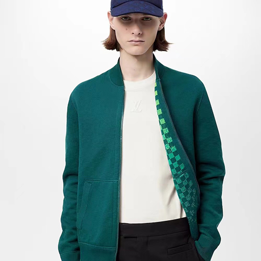 ヴィトン服コピー 両面 ジップアップ ジャケット アウター