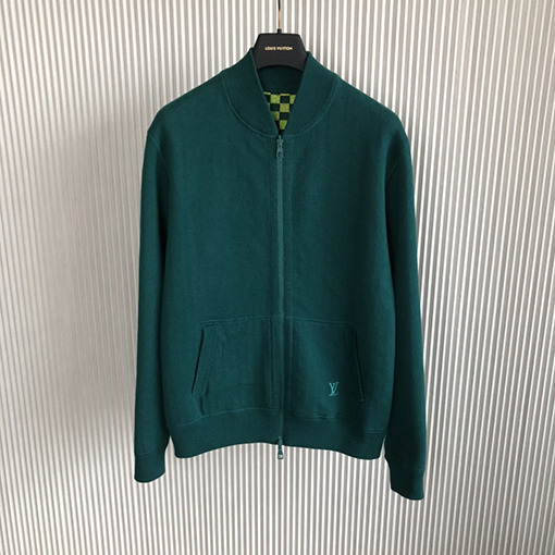 ヴィトン服コピー 両面 ジップアップ ジャケット アウター