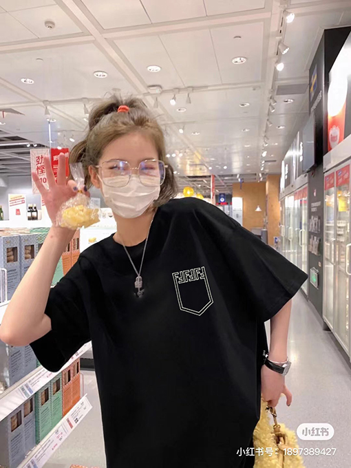 23新品!! フェンディ服コピー 半袖 Tシャツの通販 刺繍 ダブル F フェイク ポケット