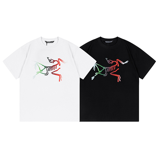 23新品!! Ayc Teryx服コピー袖 Tシャツの通販 デジタルカラー印刷グラデーションロゴ