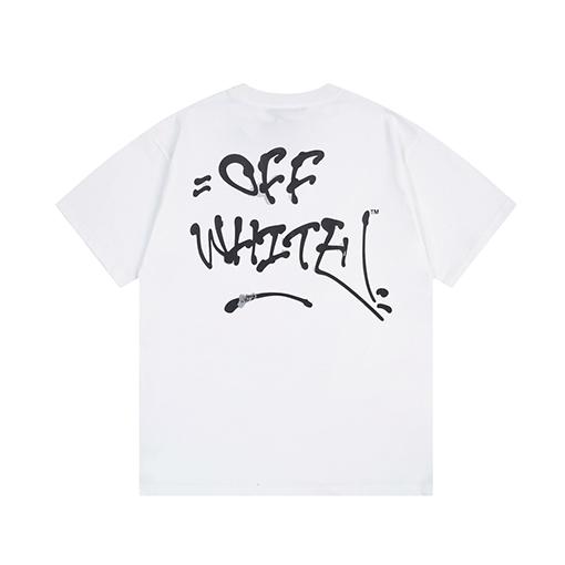 23新品!! オフホワイトコピープリント半袖Tシャツメンズファッション通販 2色