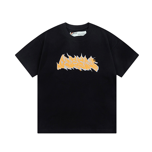 23新品!! オフホワイトコピープリント半袖Tシャツメンズファッション通販 2色