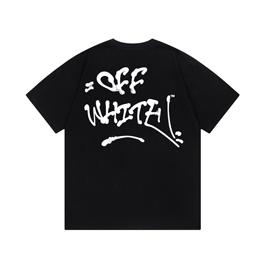 23新品!! オフホワイトコピープリント半袖Tシャツメンズファッション通販 2色