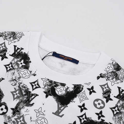 春新商品入荷!! ルイヴィトン半袖Tシャツ水墨性花イニシャルプリント