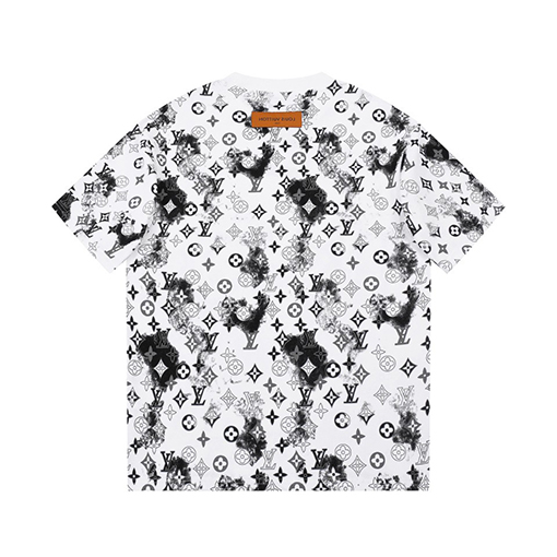 春新商品入荷!! ルイヴィトン半袖Tシャツ水墨性花イニシャルプリント