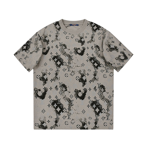 春新商品入荷!! ルイヴィトン半袖Tシャツ水墨性花イニシャルプリント