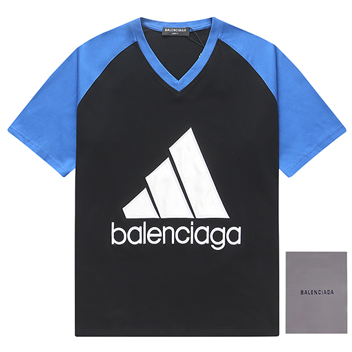 春新商品入荷!! バレンシアガ x アディダス服コピー半袖Tシャツ