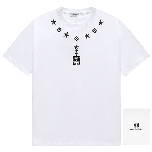 春新商品入荷!!ジバンシィ ネックライン 刺繍 半袖Tシャツ