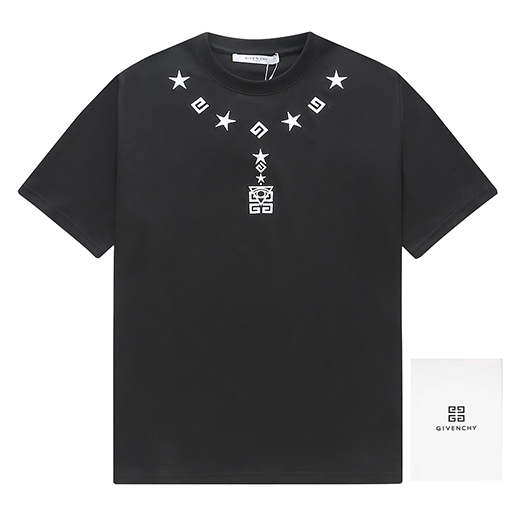 春新商品入荷!!ジバンシィ ネックライン 刺繍 半袖Tシャツ