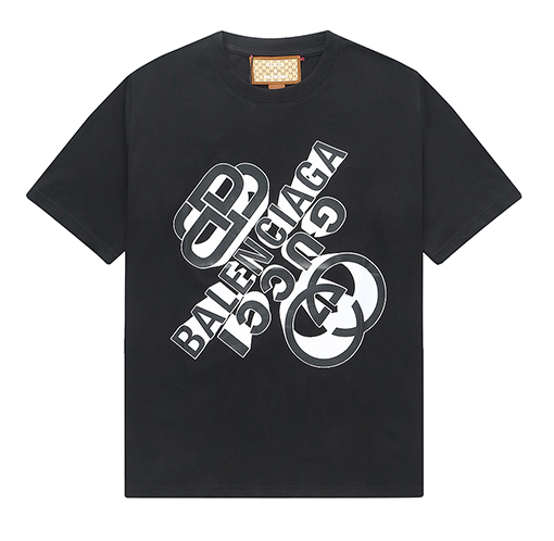 春新商品入荷!! バレンシアガ x グッチ ダブルロゴプリントTシャツ