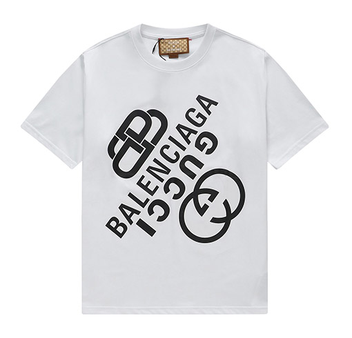 春新商品入荷!! バレンシアガ x グッチ ダブルロゴプリントTシャツ